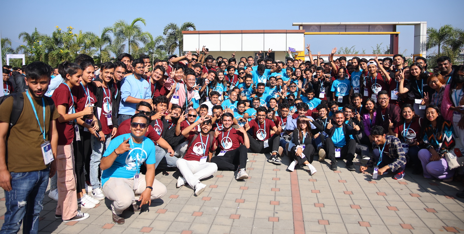 बृहत वर्डक्याम्प नेपाल २०२२ सम्पन्न, ८०० जना भन्दा बढीको सहभागिता वर्डक्याम्प नेपाल २०२४ पोखरामा गर्ने घोषणा 